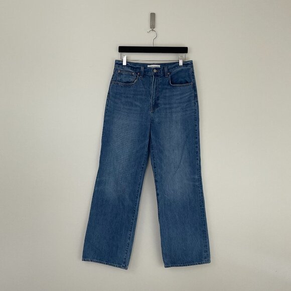 Aritzia Denim Forum The Farrah Hi-Rise Wide Leg Jeans Size 31 - Picture 1 of 7